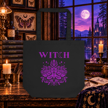 Load image into Gallery viewer, Celestial Moth Witch | Eco Tote Bag