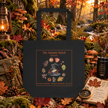 Load image into Gallery viewer, The Autumn Witch | Botanical Witch Eco Tote