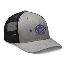 Load image into Gallery viewer, Purple Pentacle - Trucker Cap