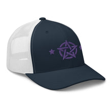 Load image into Gallery viewer, Purple Pentacle - Trucker Cap