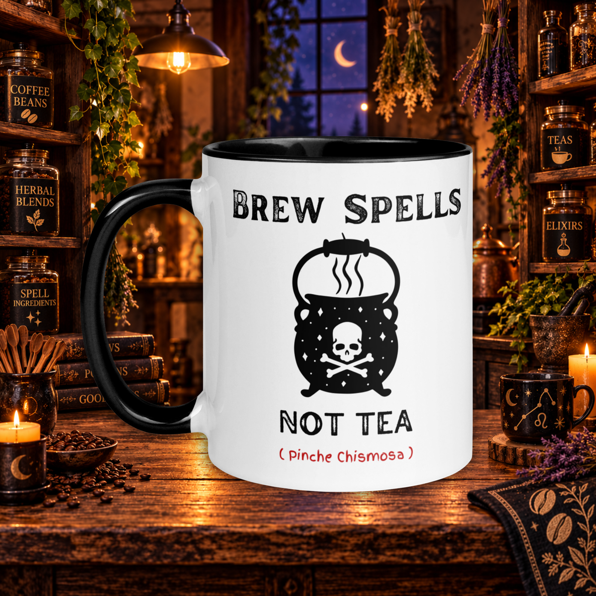 Brew Spells, Not Tea | Ceramic Mug