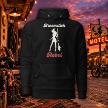 Load image into Gallery viewer, Broomstick Rebel | Retro Witch Hoodie
