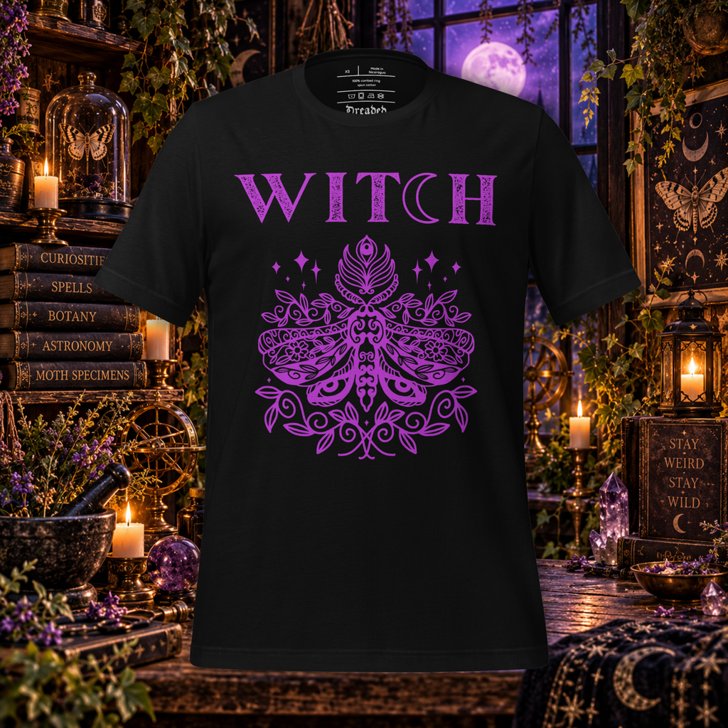 Celestial Moth Witch | Unisex Graphic Tee