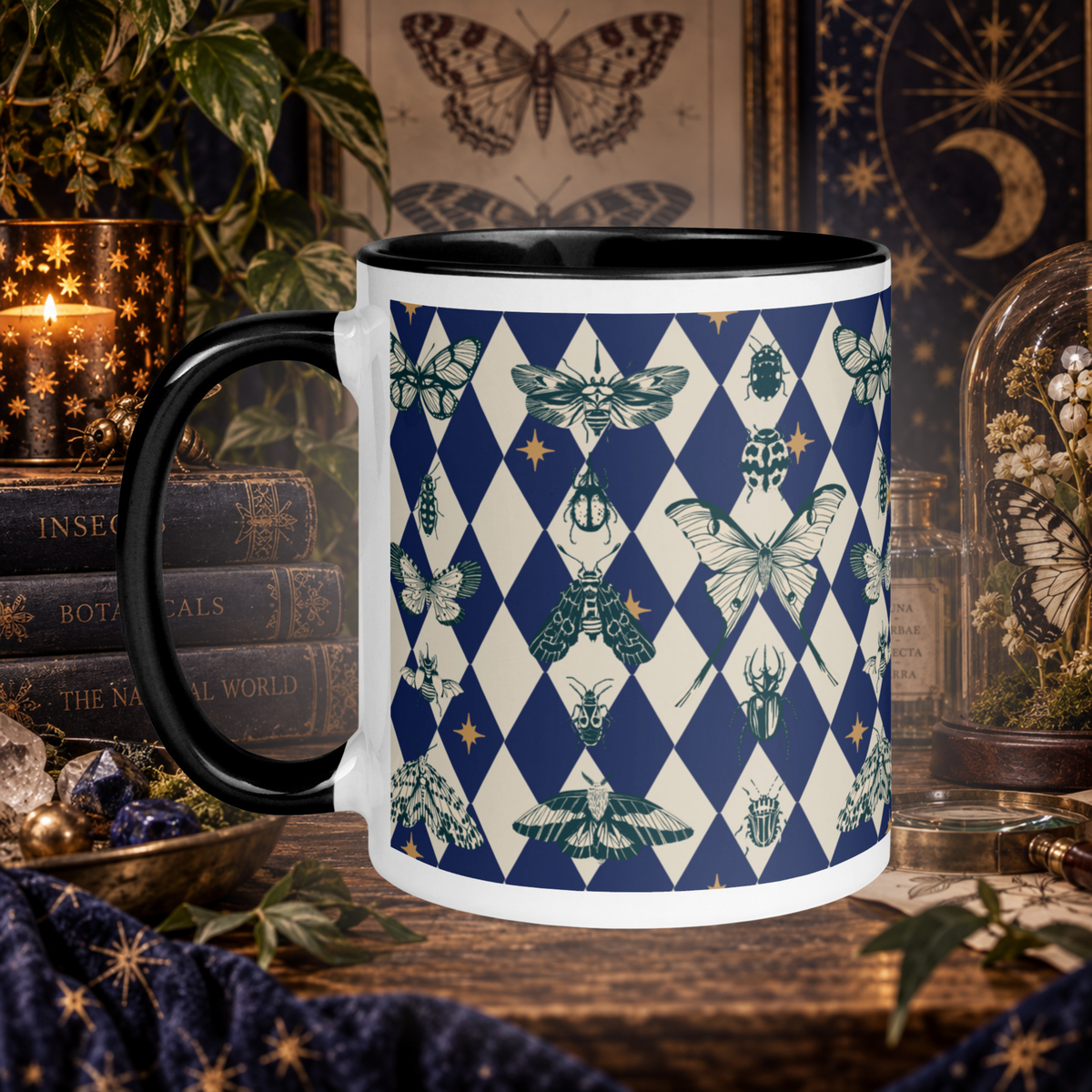 Entomology Lover | Vintage Insect Harlequin Mug