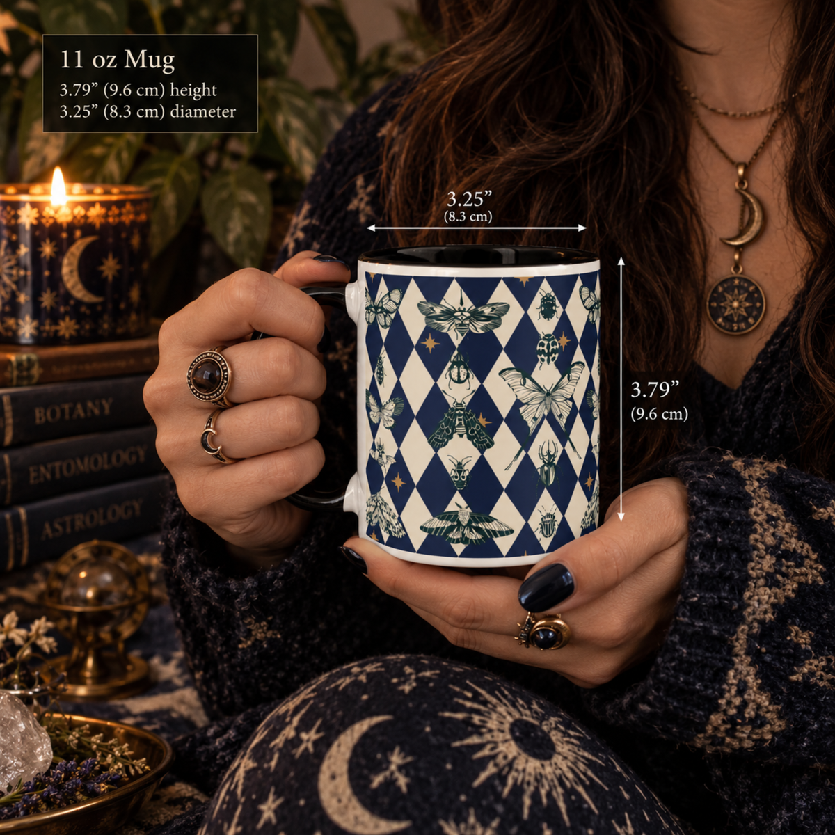Entomology Lover | Vintage Insect Harlequin Mug