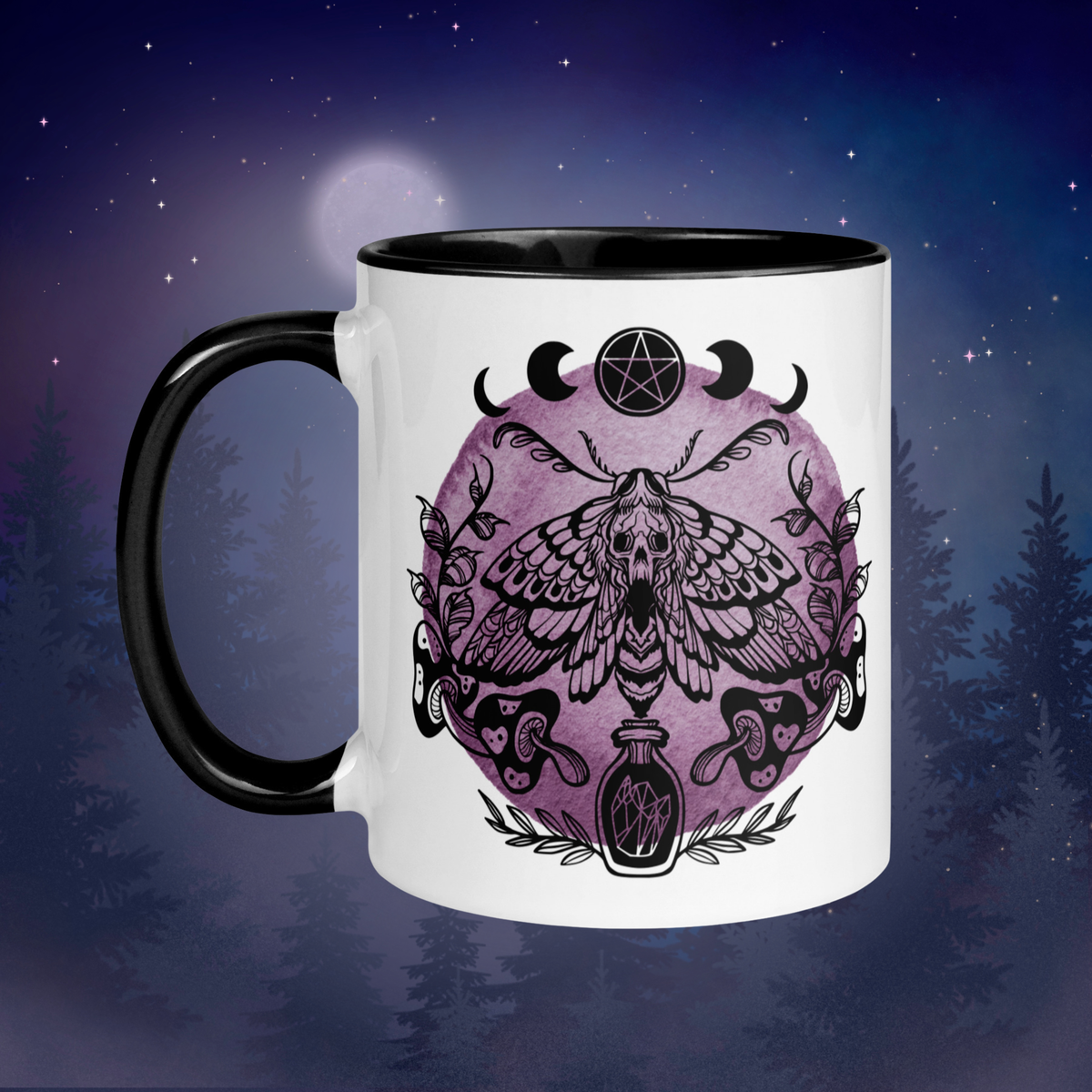 Lunar Alchemy | Occult Moth Mug