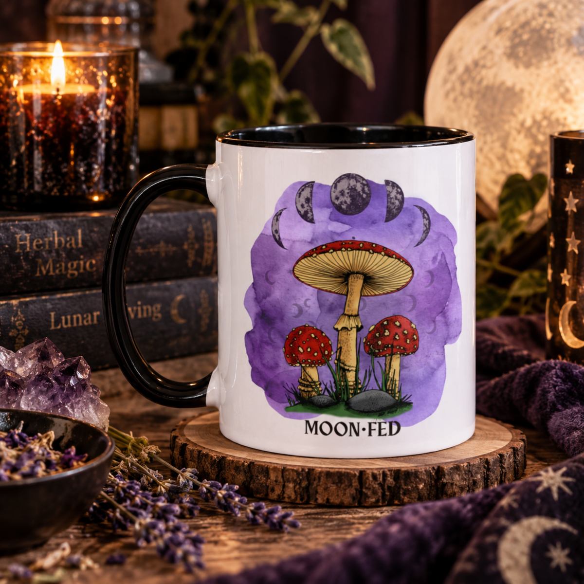 Moon-Fed | Lunar Mushroom Mug