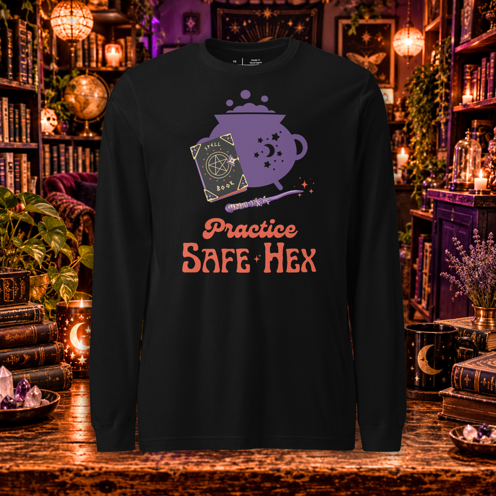 Practice Safe Hex | Unisex Long Sleeve Tee