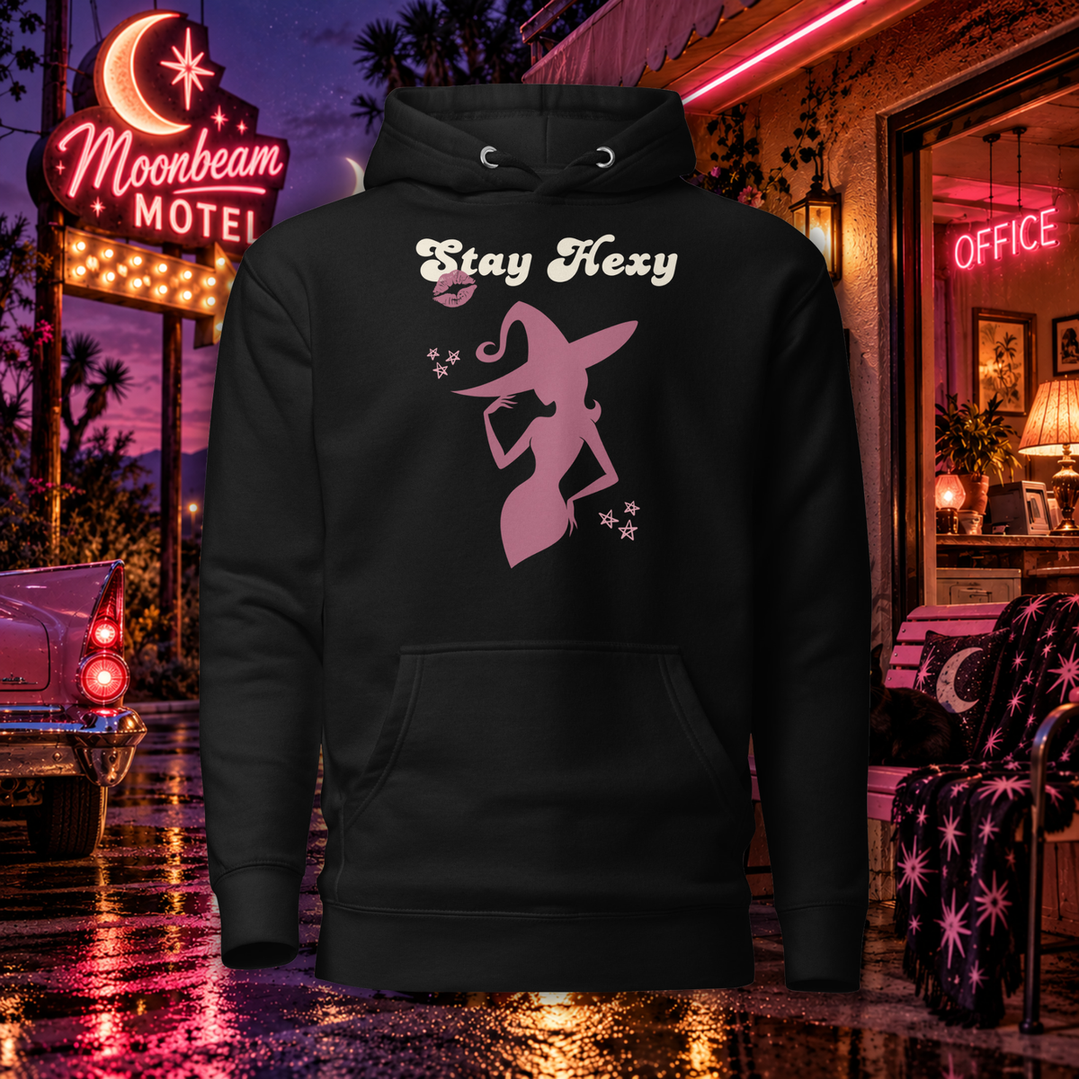 Stay Hexy | Retro Witch Hoodie
