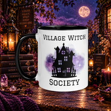 Load image into Gallery viewer, Village Witch Society | Witchy Haunted House Mug
