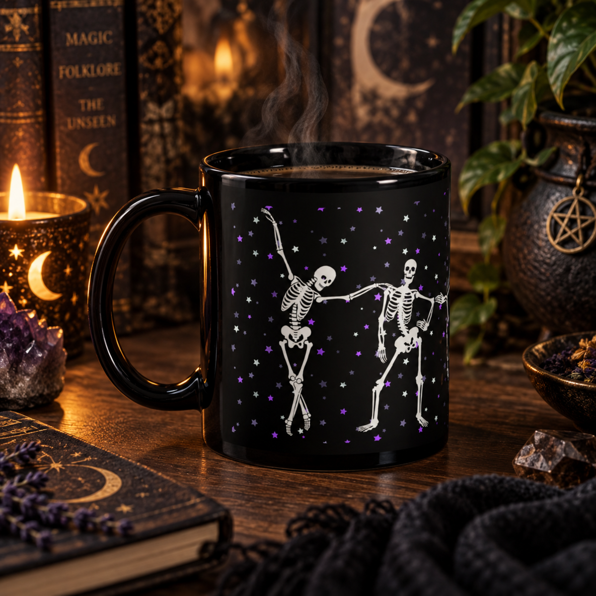 Afterlife Social Club | Dancing Skeleton Mug