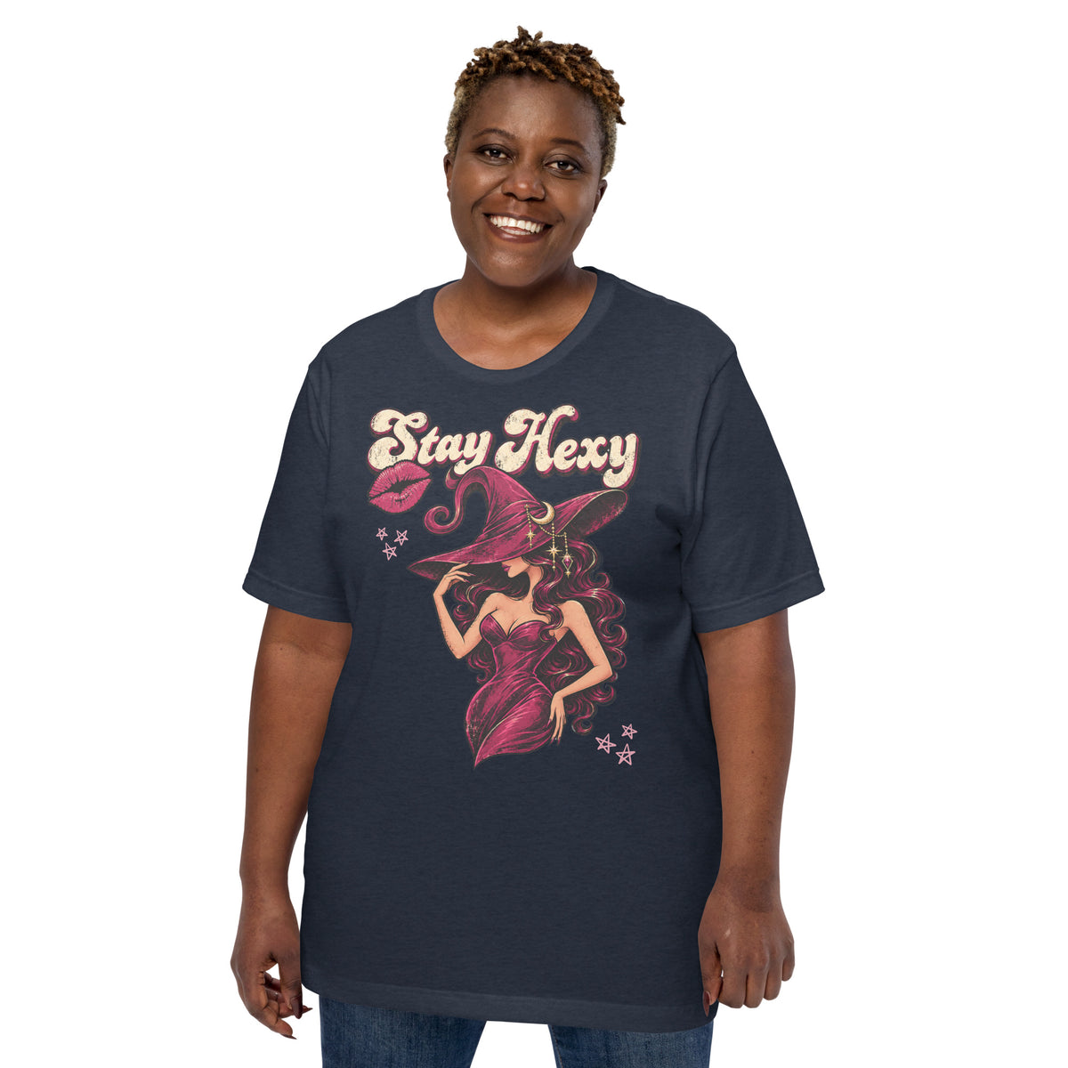 Stay Hexy | Retro Witch Graphic Tee