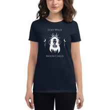 Load image into Gallery viewer, Stay Wild Moon Child - Women&#39;s Short Sleeve T-Shirt
